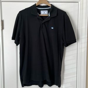 Southern Tide Black Polo, Men’s XL